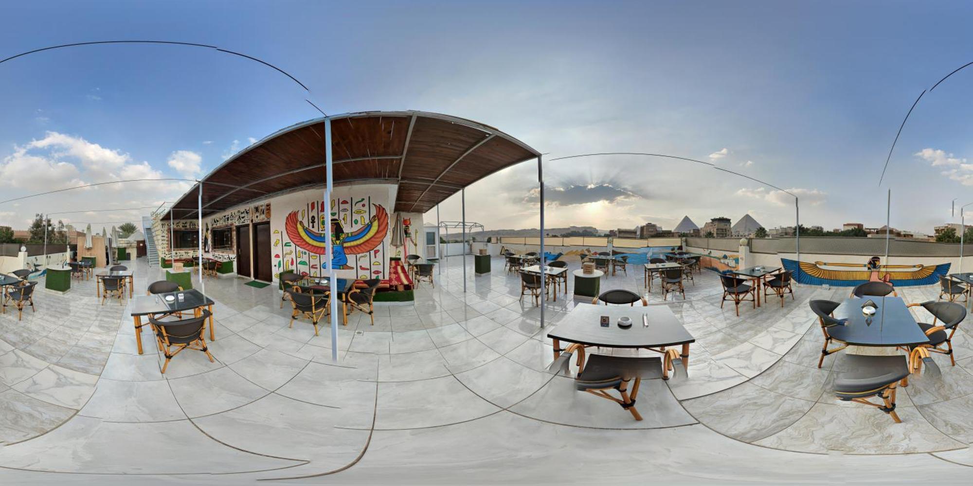 Nefertiti Pyramids View Hotel Caïro Buitenkant foto