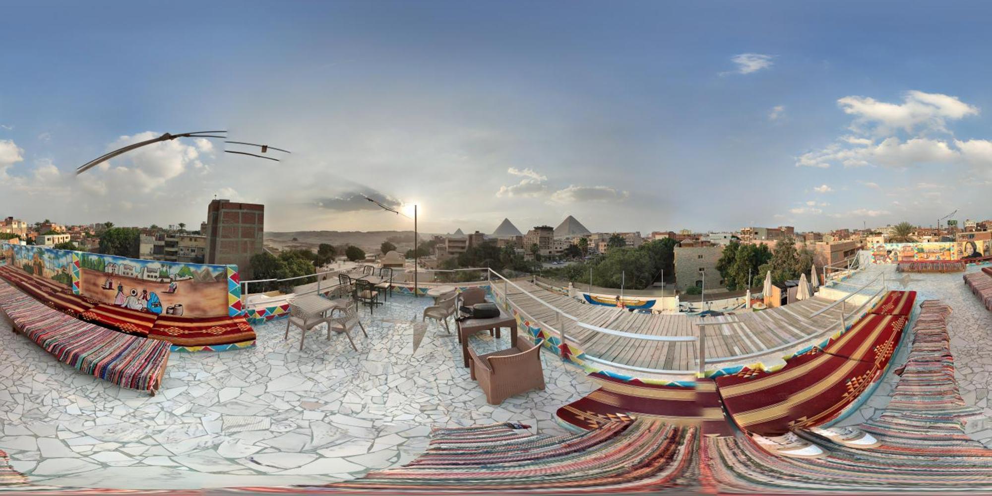 Nefertiti Pyramids View Hotel Caïro Buitenkant foto